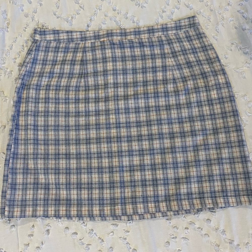 HEARTBREAK, XL, blue, orange lines